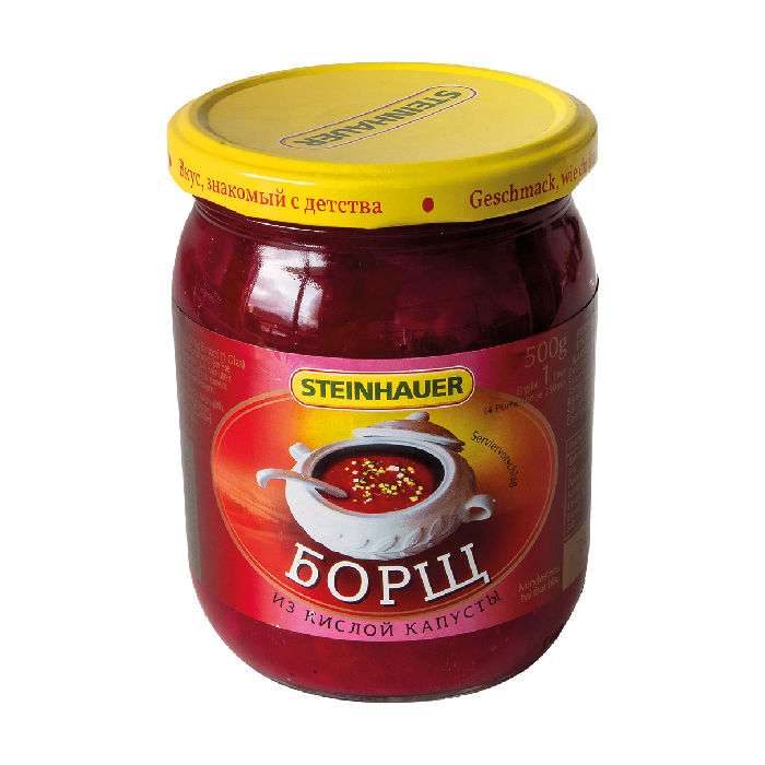 Borsjtsj met zuurkool