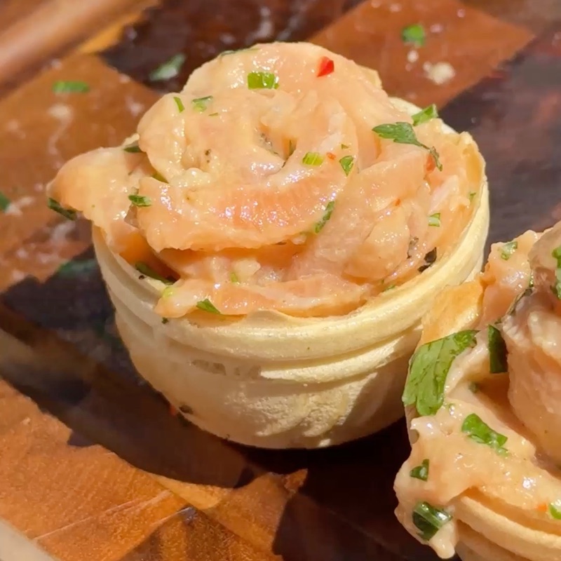Zalmceviche, bereid door chef Vlad